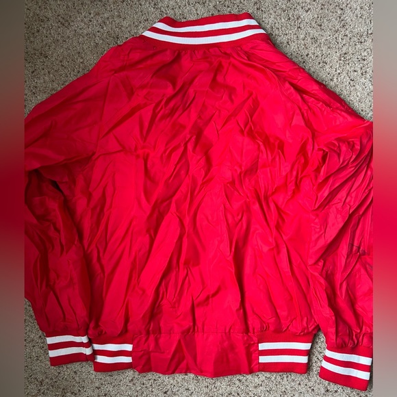 Vintage Walt Disney Character Fashion Red Bomber Mickey Mouse Jacket - Picture 7 of 10